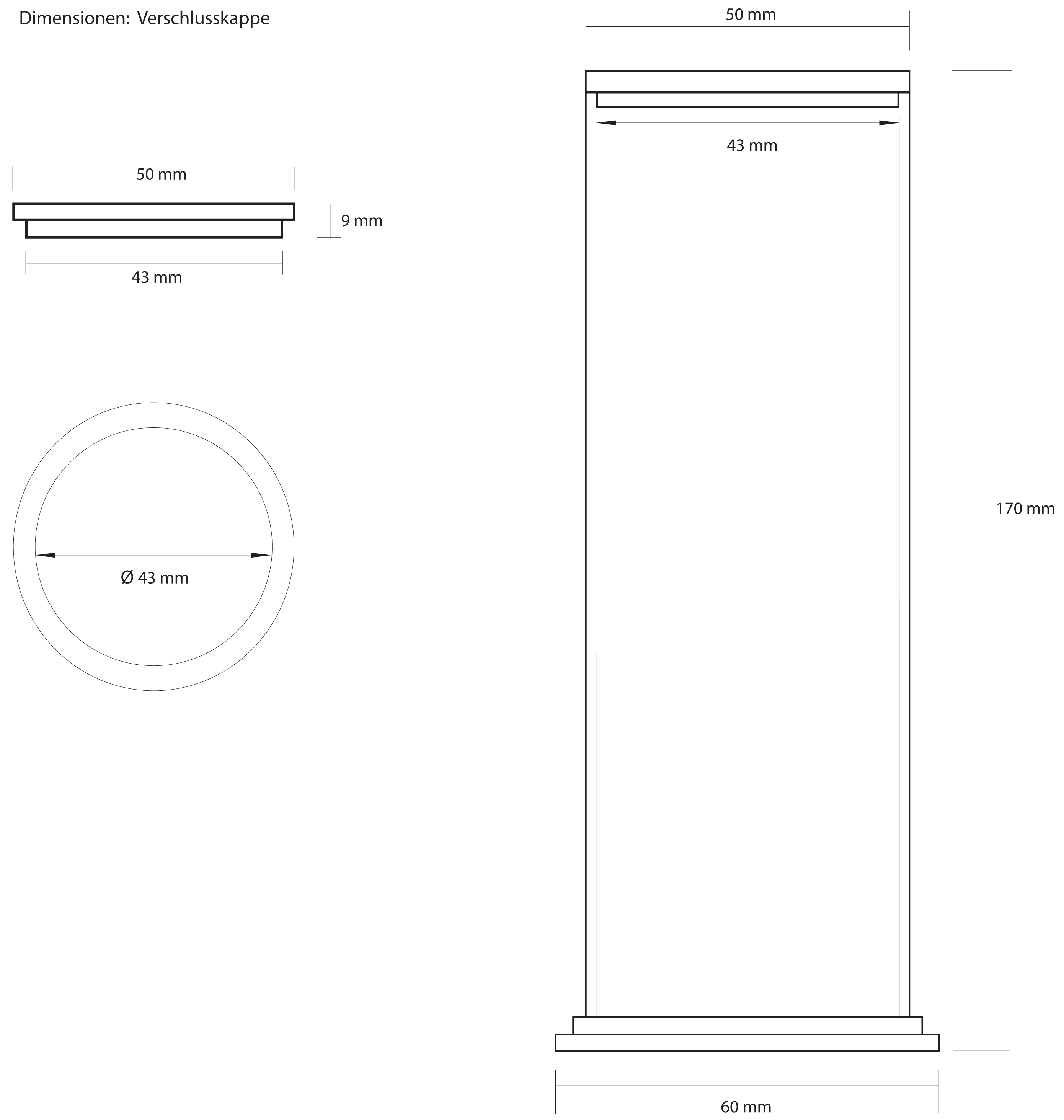 JUMPLAWN 2er Set Wasserdichte Tauchboxen - Zylindrische Trockenboxen